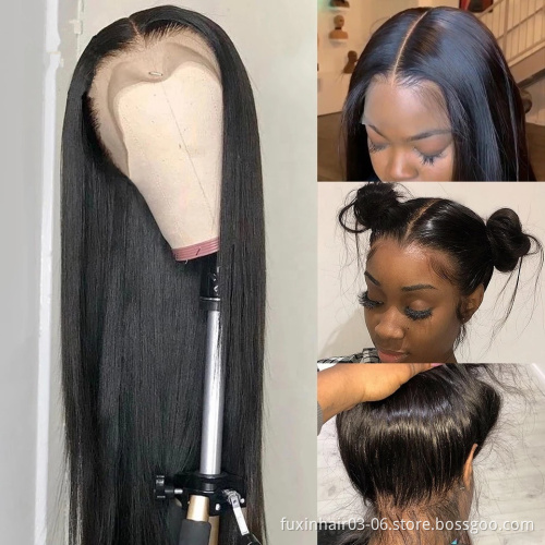 Pre Plucked Hd Transparent Swiss Lace Frontal Wig 100% Human Hair Closure Front Wig Curly Cuticle Aligned Full Lace Wig